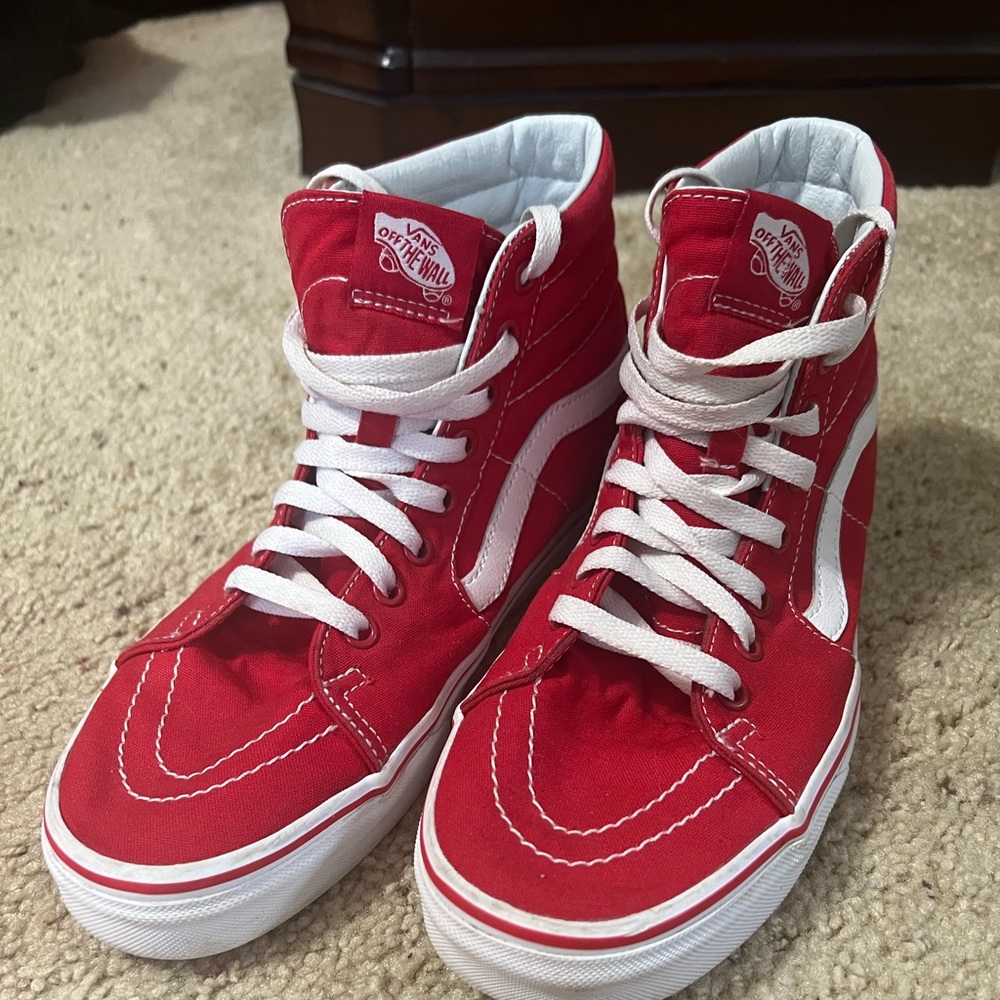 Red High Top vans